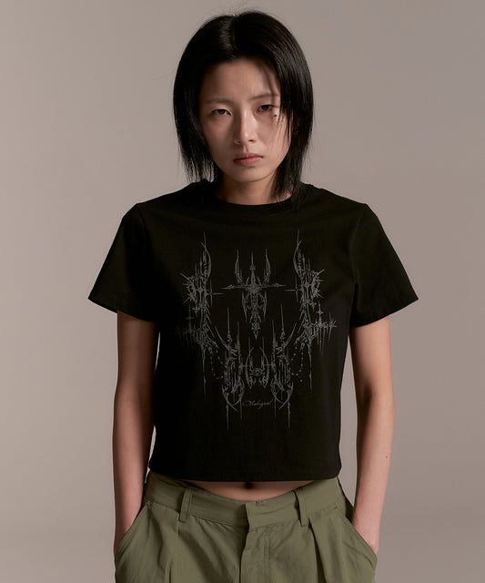 Mahagrid TATTOO CROP TEE