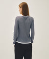 Marithé François Girbaud W RINGER STRIPE LONG SLEEVE TEE