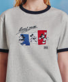Marithé François Girbaud [MARITHE_DISNEY] MICKEY_FRENCH RINGER TEE light heather gray