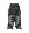 Nice Ghost Club Stripe Layered Skirt Pants