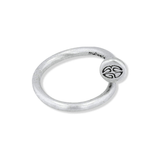 Mahagrid Eclipse Nail Ring [Silver]