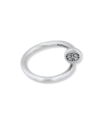 Mahagrid Eclipse Nail Ring [Silver]