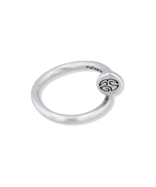 Mahagrid Eclipse Nail Ring [Silver]