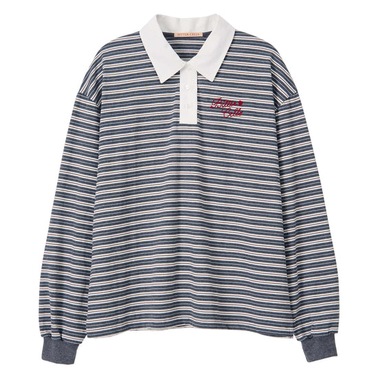 Bitter Cells Gemini Stripe Collar Tee