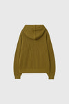 General Idea UNISEX Crochet Hooded Knit