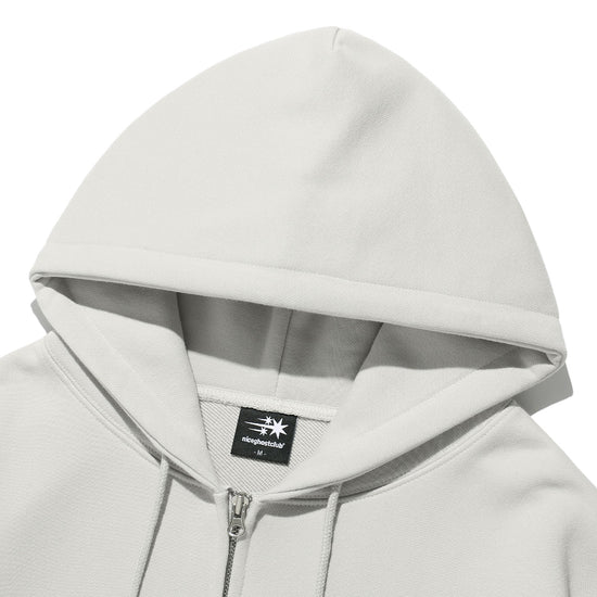 Nice Ghost Club 3Star Logo Zip Hoodie