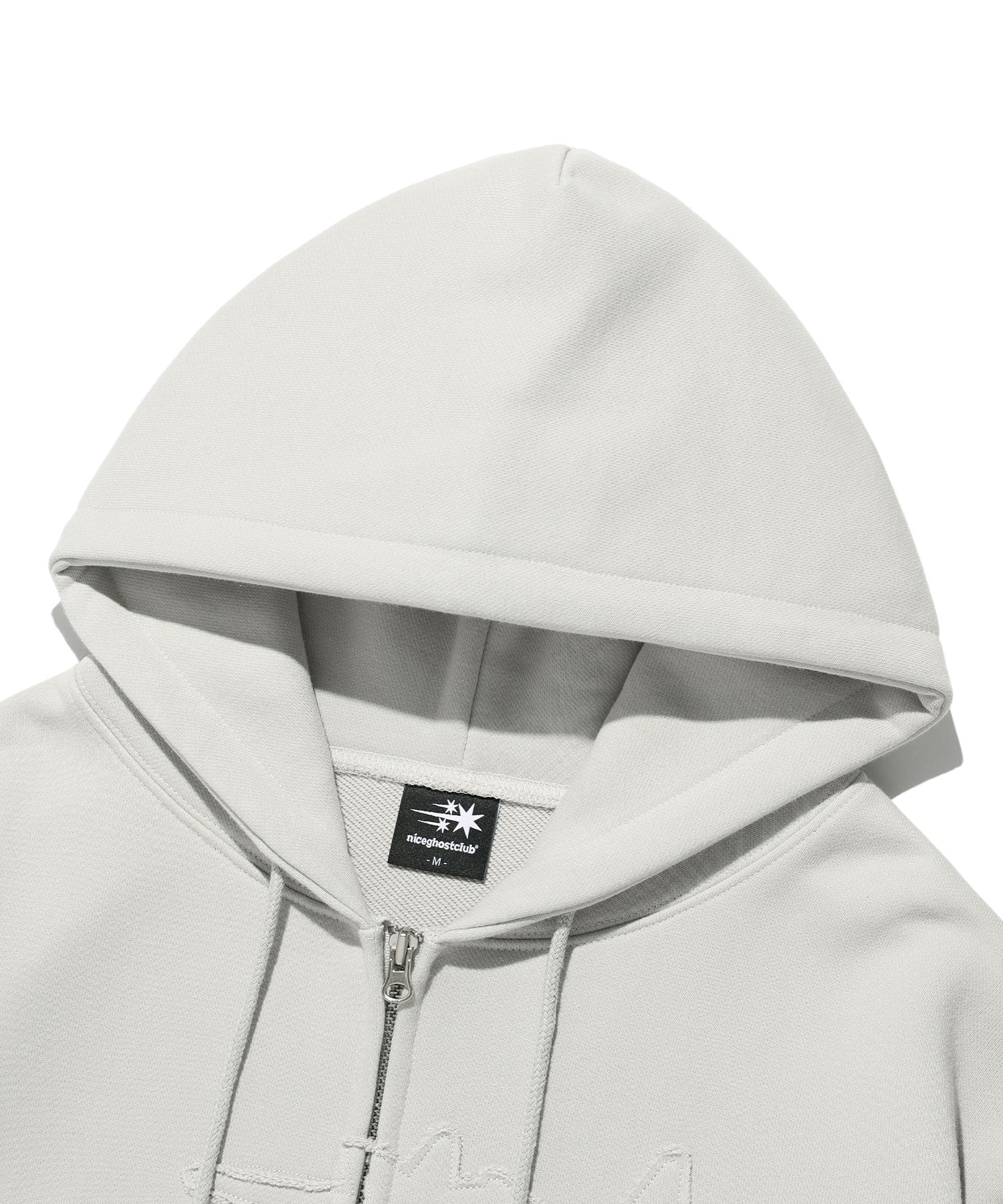 Nice Ghost Club 3Star Logo Zip Hoodie
