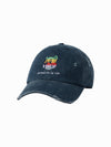 ADLV Colorful AC Bear Embossed Damage Ball Cap
