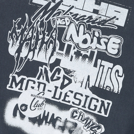Mahagrid Logo List Pigment Hoodie