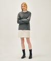 Marithé François Girbaud CRACK CLASSIC LOGO LONG SLEEVE TEE stripe