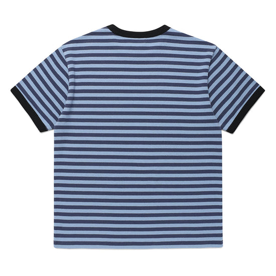 Cavish Striped Twin Star Ringer Short Sleeve Tee