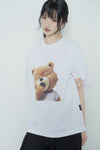 ADLV AC Bear Baby Face Yawn Short Sleeve T-Shirt