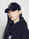 ADLV LINE AC BEAR VEGAN LEATHER BALL CAP
