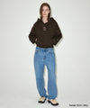 Mahagrid MGD SERIF LOGO CROP HOODIE