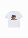 ADLV Woman Headphone AC Bear Short Sleeve T-Shirt