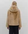 Marithé François Girbaud Women's Hooded Faux Fur Jacket