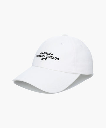 Marithé François Girbaud Lettering Logo Ball Cap