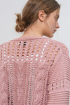 General Idea WOMAN Cable Crochet Cardigan