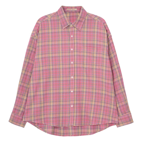 Bitter Cells Pop Overfit Check Shirt