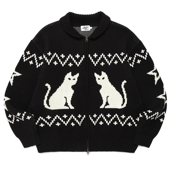 Cavish CATS ZIP UP CARDIGAN