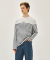 Marithé François Girbaud Block Stripe Long Sleeve Tee