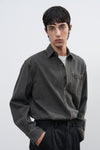 General Idea MAN Pocket Washed Denim Shirt