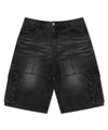 Mahagrid Bermuda Cargo Denim Short