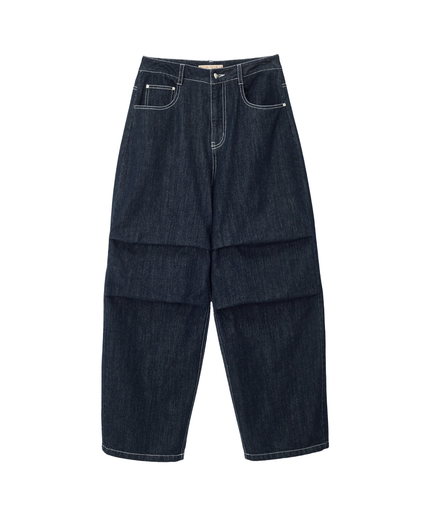 Bitter Cells Balloon Non Fade Denim Pants - Indigo