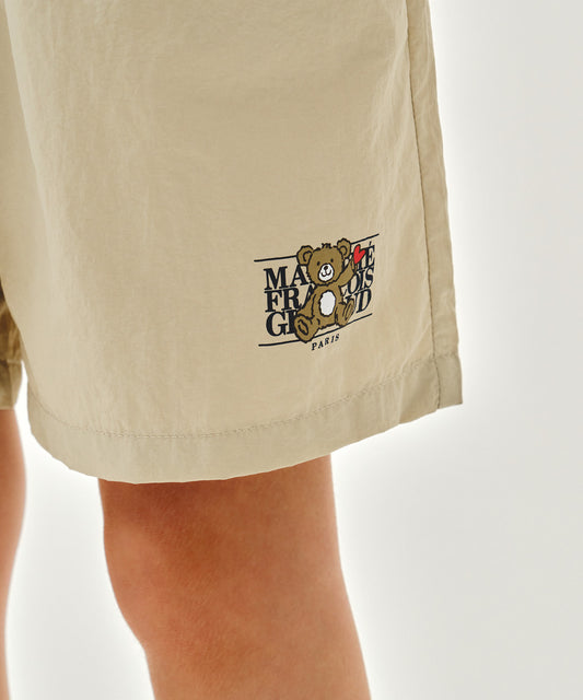 Marithé François Girbaud Kids Bear Classic Logo Shorts
