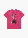ADLV Rabbit Bear Doll Logo Short Sleeve T-Shirt