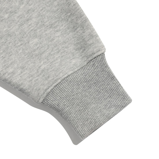 Nice Ghost Club Star Shoes Girl Hoodie Zip Up [Light Grey]
