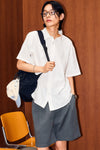 General Idea UNISEX Basic Oxford Half Shirt