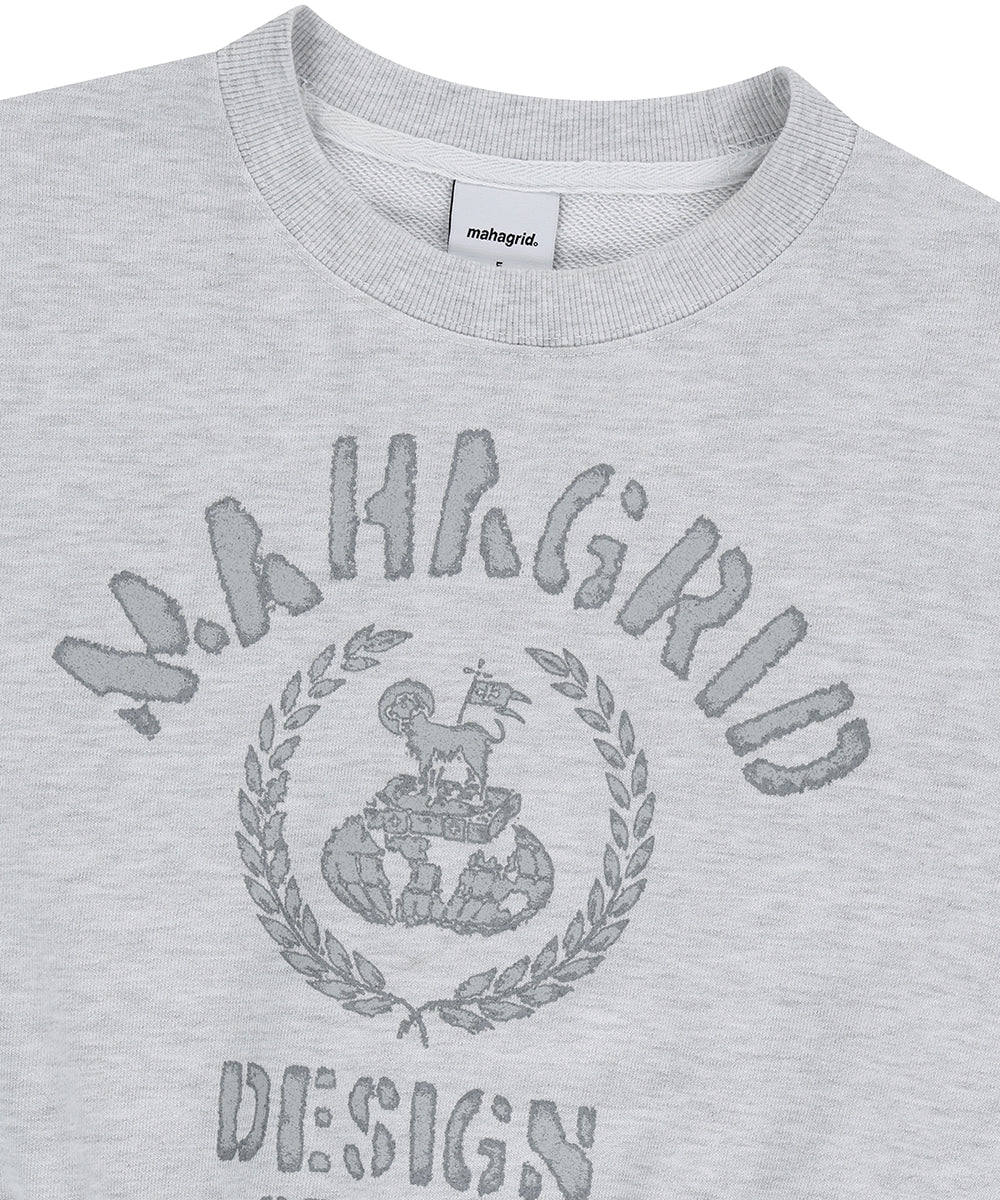 Mahagrid VINTAGE COLLEGE CROP SWEATSHIRT