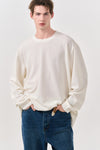 General Idea UNISEX Basic Sakariaba Long Sleeve Tee [WHITE]