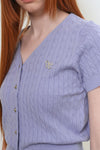 General Idea WOMAN Airy V-Neck Cable Cardigan
