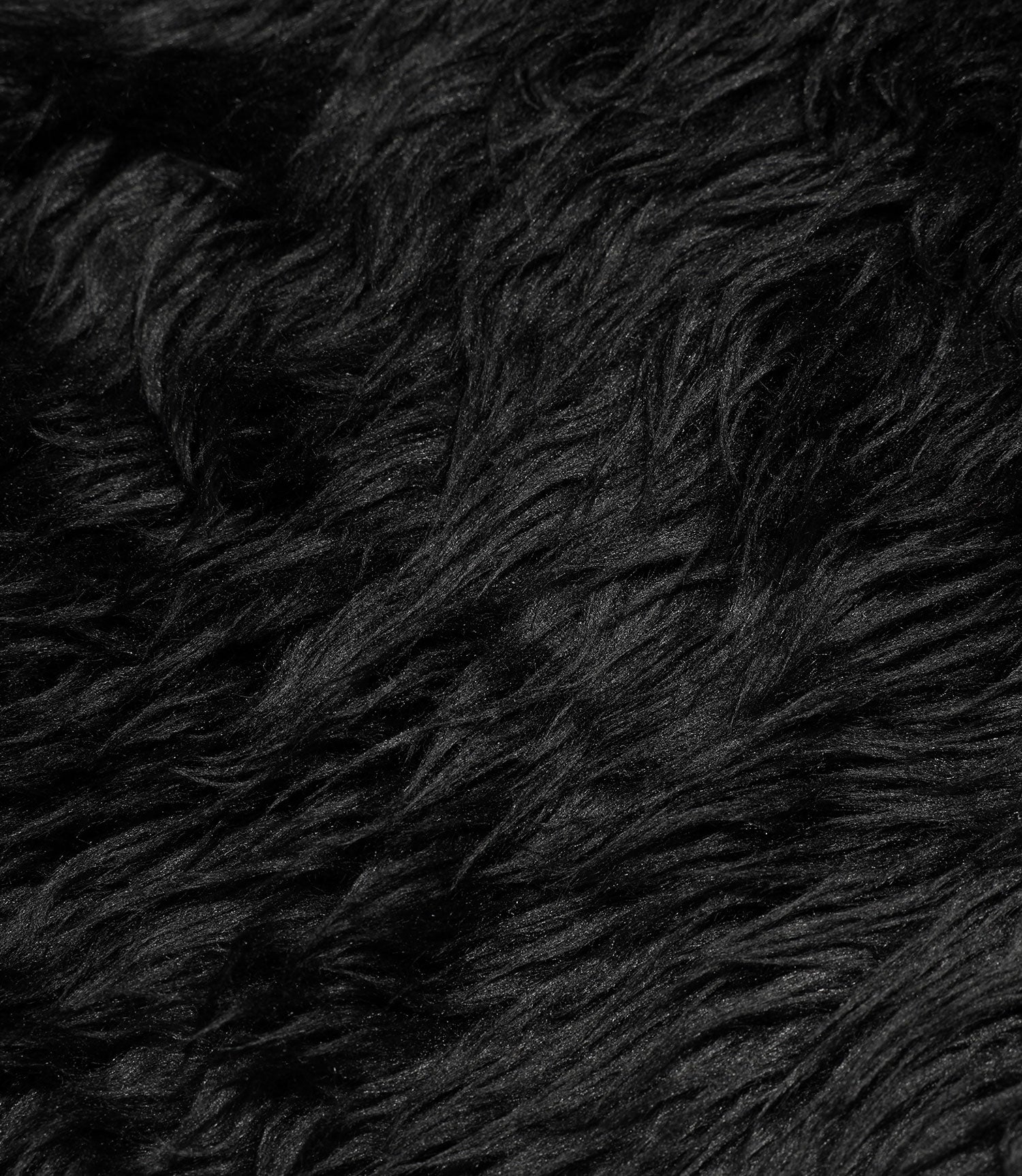 Nice Ghost Club Fur Yeti Zip-Up Hoodie [Black]