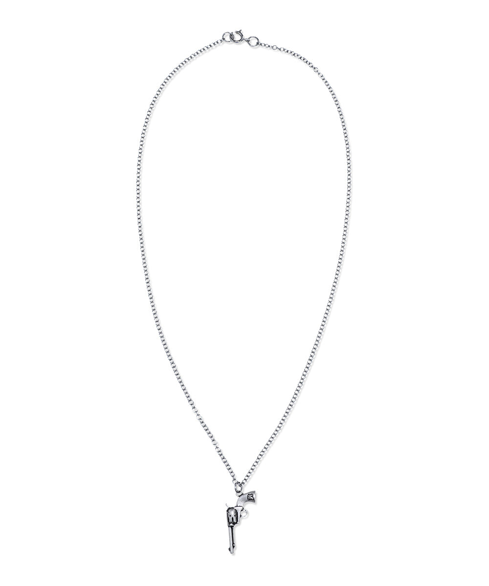 Mahagrid Revolver Necklace [Silver]