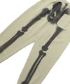 Nice Ghost Club Skull Graffiti Pigment Sweatpants [Beige]