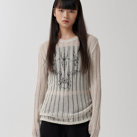 Mahagrid Tattoo Crochet Knit
