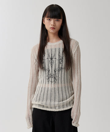 Mahagrid Tattoo Crochet Knit