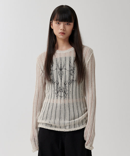 Mahagrid Tattoo Crochet Knit