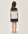 Marithé François Girbaud Kids W Marine Pleated Skirt