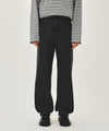 Marithé François Girbaud M HIGH STRAIGHT STRIPE DENIM PANTS BLUE