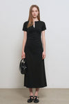 General Idea WOMAN Fitted Shirring Long Dress