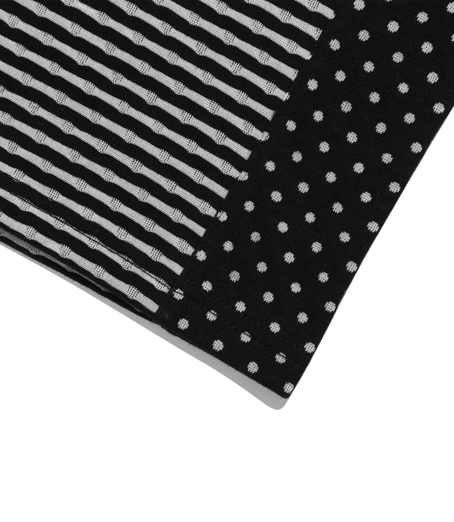 Nice Ghost Club Gakiya Isamu Stripe 3/4 Sleeve Tee [Black]