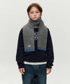 Marithé François Girbaud Kids Classic Logo Knit Muffler Heather Gray