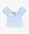 Marithé François Girbaud W CAP SLEEVE RIBBON BLOUSE