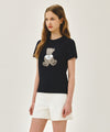 Marithé François Girbaud W DOODLE BEAR TEE