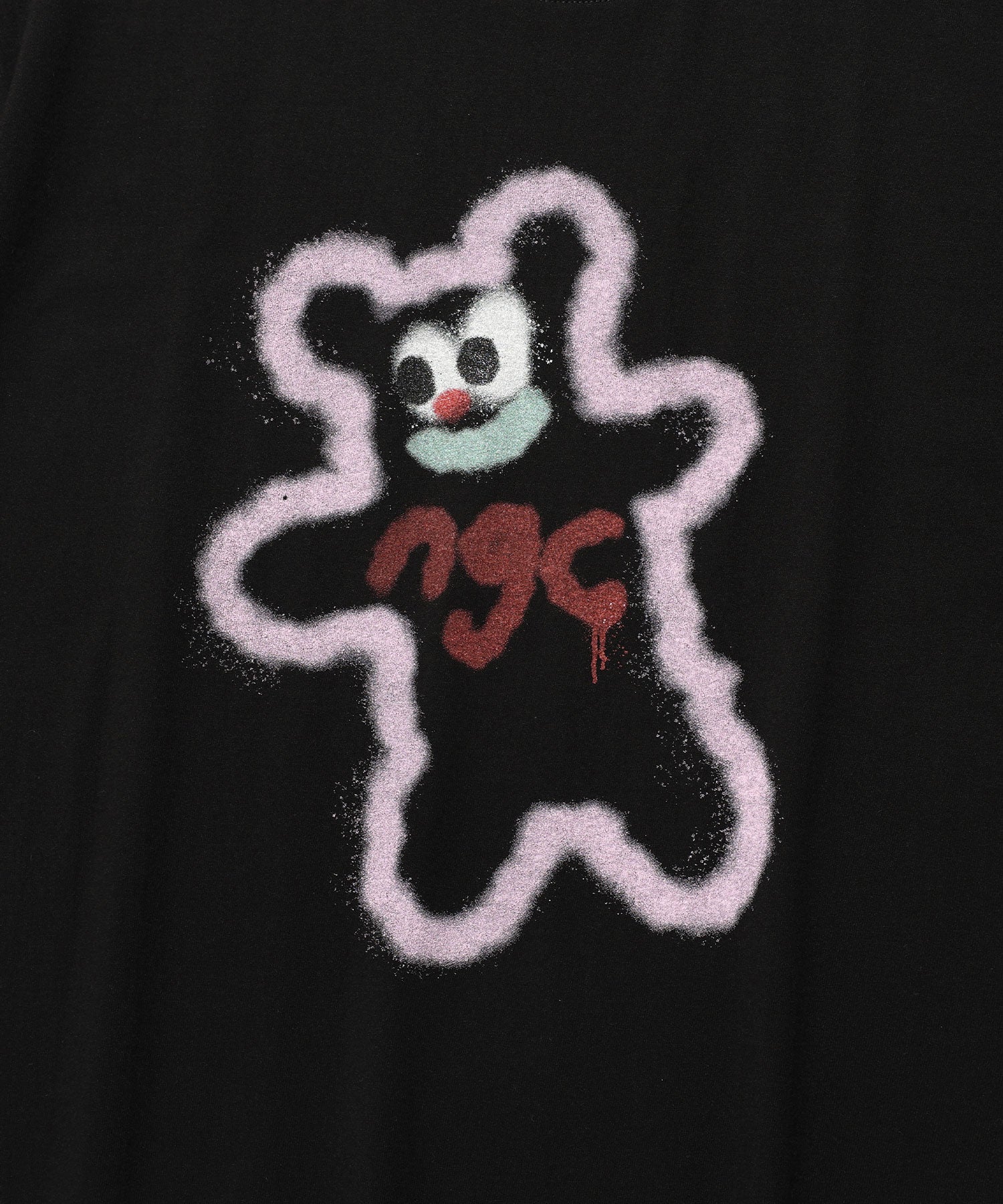 Nice Ghost Club Spray Print Tee