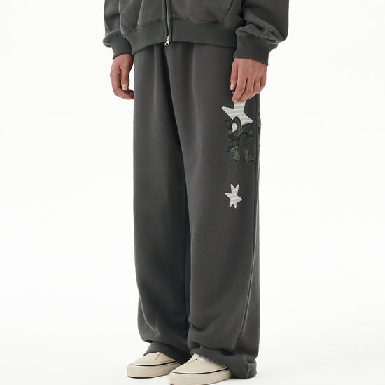 Mahagrid PRAY APPLIQUE SWEAT PANT